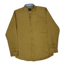 Armani collarless shirt for sale  GRAYS