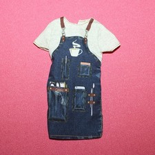 Robe tablier poupée d'occasion  Cerisy-la-Salle