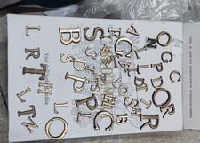 Lettere bronzo vintage usato  Forio
