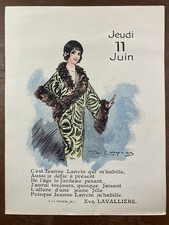 Lanvin 1914 jeanne d'occasion Lanvin 1914 jeanne d'occasion  Tuchan