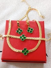 Gold steel necklace d'occasion  Puteaux