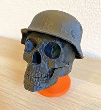 Totenkopf skull stahlhelm gebraucht kaufen  Mehlmeisel