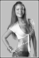 Rihanna autographed cotton for sale  WHITLEY BAY