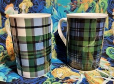 Tartan mugs black for sale  BUCKLEY