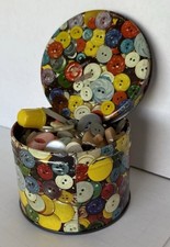 Vintage button tin for sale  Waurika