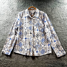 Blusa REGATTA Feminina Tamanho 10 Pequena Branca Azul Preta Manga Longa Gola comprar usado  Enviando para Brazil