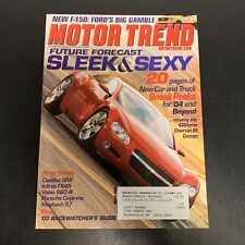 Motor trend 2003 for sale  Blairsville