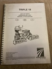 Ransomes triple list for sale  BURY ST. EDMUNDS
