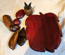 Wooden carved fruit for sale  BOLTON