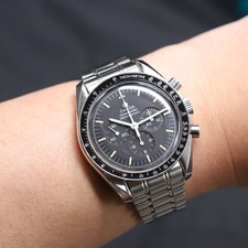 Omega Speedmaster Moonwatch "Pumpkin Patina" 42mm relógio apenas por volta de 1991 3570,50 comprar usado  Enviando para Brazil