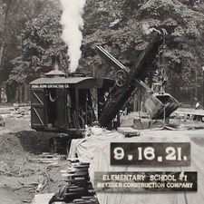 1921 Buffalo NY Fotografia Pá a Vapor Construção Carroça Desenhada a Cavalo Escola #1 comprar usado  Enviando para Brazil