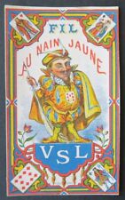 Ancienne étiquette fil d'occasion  Nantes-