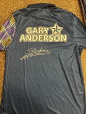 Gary anderson signed for sale  CLACKMANNAN