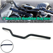 Guidão de barra de arrasto de motocicleta 7/8"" 22mm para Honda Suzuki personalizado preto comprar usado  Enviando para Brazil