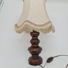 Rustic wooden lampshade d'occasion  Expédié en Belgium