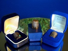 Thimbles silver boxed for sale  PLYMOUTH