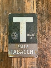Insegna metallo tabacchi usato  Settingiano