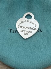 Ciondolo cuore tiffany usato  Italia