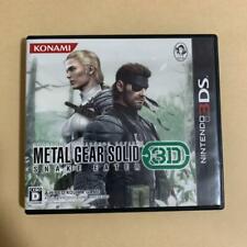Konami Metal Gear Solid Snake Eater 3D Nintendo 3DS Frete Do Japão Usado 3DS, usado comprar usado  Enviando para Brazil