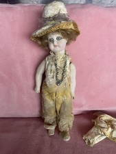 Muñeca Bisque Antigua Altura 36cm Buen Estado segunda mano  Embacar hacia Mexico