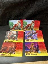Lote de Playmates Primal Rage 1994 Cartas Vintage Talon X2, Diablo, Chaos, Sauron comprar usado Lote de Playmates Primal Rage 1994 Cartas Vintage Talon X2, Diablo, Chaos, Sauron comprar usado  Enviando para Brazil