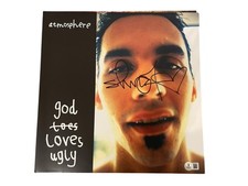 ATMOSPHERE SLUG AUTÓGRAFO ASSINADO DEUS AMA FEIO ÁLBUM DE VINIL CERTIFICADO BECKETT comprar usado  Enviando para Brazil