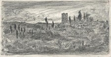 Antique pencil drawing for sale  UK