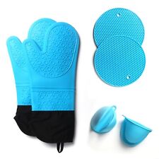 Conjunto de luvas de forno de cozinha 6 peças silicone comprar usado  Enviando para Brazil