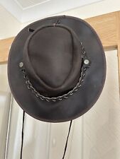 Leather cowboy hat for sale  BALLACHULISH