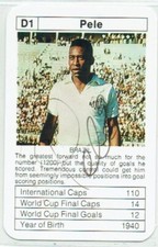 Pele signed 1970s for sale  GLASGOW