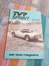 Tvr sprint magazine for sale  BEDFORD
