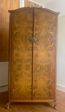 Burr walnut armoire for sale  LONGFIELD