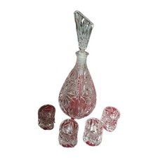 Carafe verre ciselé d'occasion  Dourges