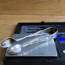 Silver sugar tongs for sale  COLCHESTER