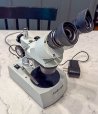 Microscópio estéreo binocular estudantil AmScope SE306R-P20 20X-80X com luzes duplas comprar usado  Enviando para Brazil