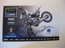 Pôster autografado 11x17 assinado por Dean Ferris supercross motocross certificado de autenticidade. comprar usado  Enviando para Brazil