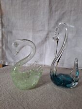 Murano couple cygnes d'occasion  Selles-sur-Cher