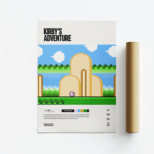 Usado, Pôster/impressão de arte de videogame Kirby's Adventure (1993) comprar usado  Enviando para Brazil