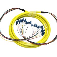 Usado, Cabo de fibra óptica interno 10 M LC para LC modo único 12 fios 9/125 comprar usado  Enviando para Brazil