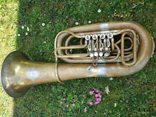 Usado, Tuba BB ENORME, 4 podridão. válvulas "Heinr. Moritz Schuster Markneukirchen" Kaiserbass? comprar usado  Enviando para Brazil