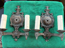 Pair art deco for sale  Wellsville