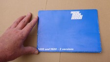 Folheto de vendas de carros antigos 1971 Fiat 124 Sport Coupe 1400 1600, usado comprar usado  Enviando para Brazil