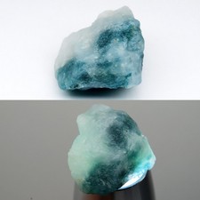 💎 64,36 ct faceta azul esverdeada natural grandidierita áspera - gema mais rara do mundo comprar usado  Enviando para Brazil