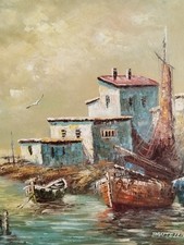 Grande huile toile d'occasion  Kaysersberg