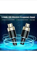Sistema de microfone sem fio JOYO 5.8GHz plug on receptor transmissor XLR 100 pés comprar usado  Enviando para Brazil