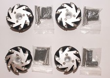 60mm aluminium mecanum for sale  BRISTOL