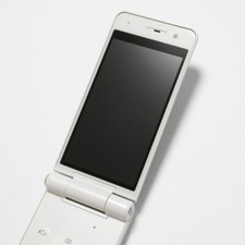 Telefone flip japonês branco Panasonic Docomo P-01E Keitai Garakei USADO do Japão comprar usado  Enviando para Brazil
