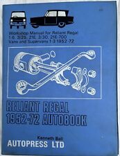 Autobook 333 reliant for sale  HORNCHURCH