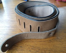 Leather suede guitar for sale  MANCHESTER
