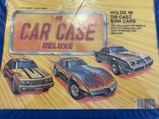 Lote de 24 Veículos Fundidos All Hot Wheels Anos 1970-80 + Estojo de Transporte de Brinquedo Tara Azul comprar usado  Enviando para Brazil